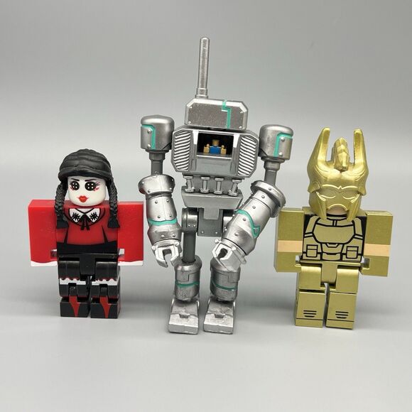 Roblox Toy Figures Soybeen Voo Doo Doll Noob Attack Lot of 3 Cake Topper Limited - Picture 1 of 12